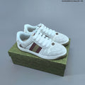 Gucci Screener Distressed Low-Cut Sneakers - product image from the listing.
