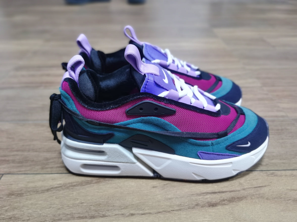 Nike Air Max Furyosa Sneakers in Purple, in Teal and Black - product image from the listing.