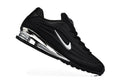 Nike Black and Silver Plated-Detail Trainers - product image from the listing.