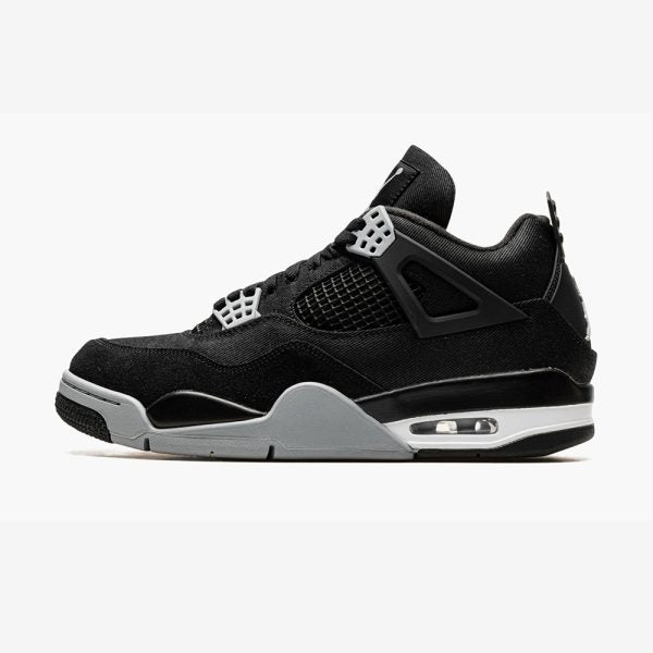 "Black Canvas" AIR JORDAN 4 - product image from the listing.