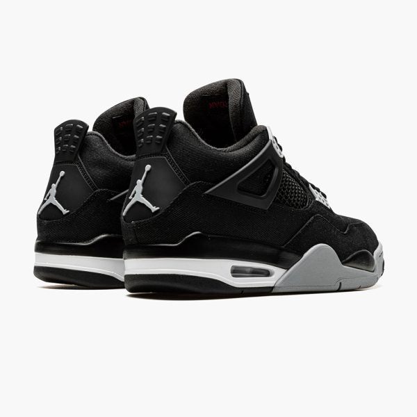 "Black Canvas" AIR JORDAN 4 - product image from the listing.