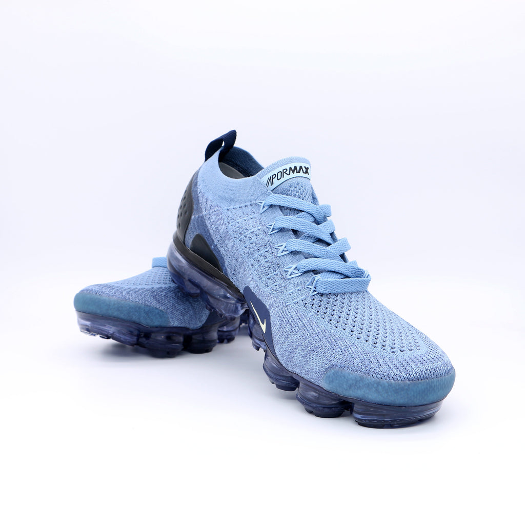 Nike Air VaporMax Flyknit Sneakers in Blue 942842-401 - product image from the listing.