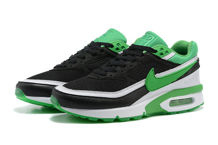 Nike Air Max BW Sneakers in Black and Green - product image from the listing.