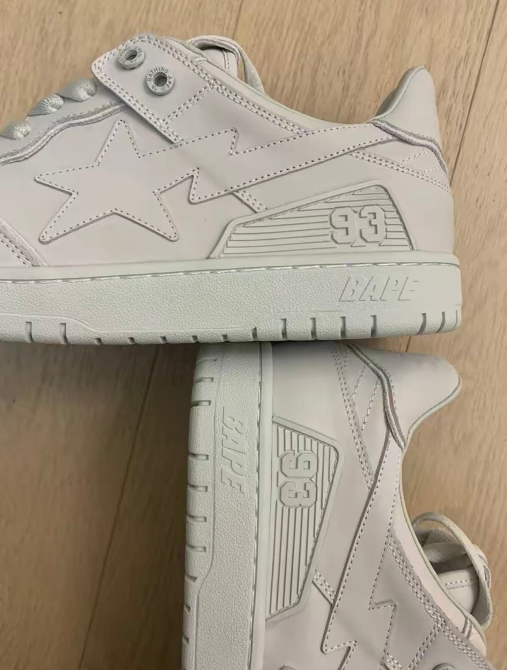 BAPE SK8 Sta Urban Fall Sneakers in White 1H80-191-009 - product image from the listing.