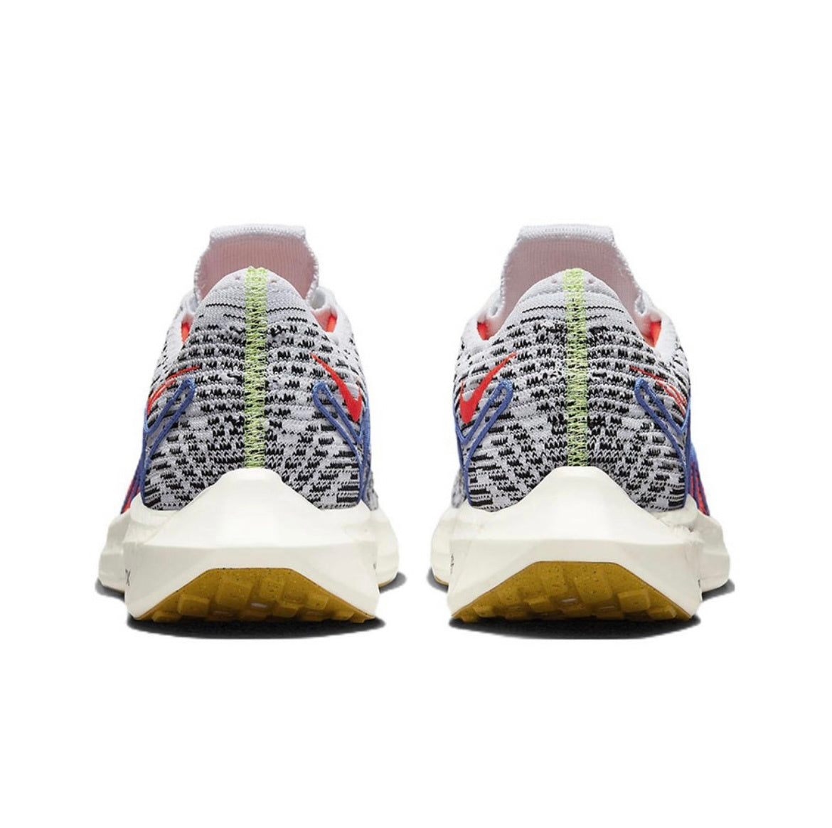 Nike Pegasus Turbo Next Nature Running Shoes in White Red DM3413-002 - product image from the listing.