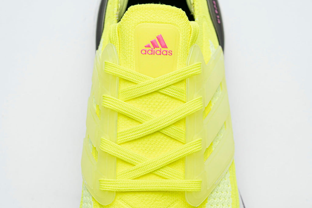 Hi-Vis Yellow - adidas Ultraboost 21 Running Shoes - product image from the listing.