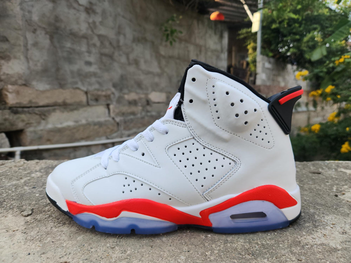 "Infrared" Air Jordan 6 Retro White/Black/Infrared - product image from the listing.