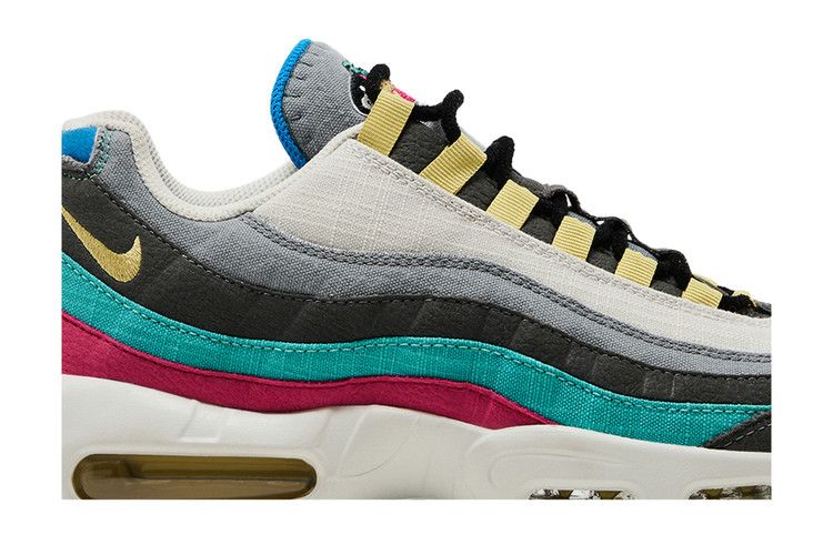 Nike Air Max 95 Air Sprung in Grey Aqua Pink - product image from the listing.