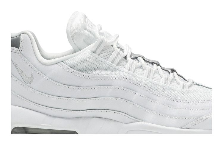 Nike Air Max 95 in White Pure Platinum - product image from the listing.