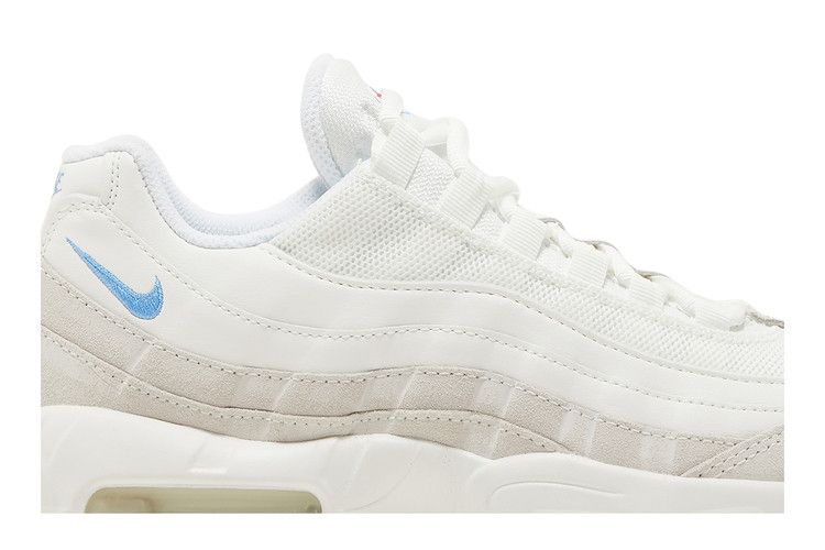 Women's Nike Air Max 95 Summit White University Blue - product image from the listing.