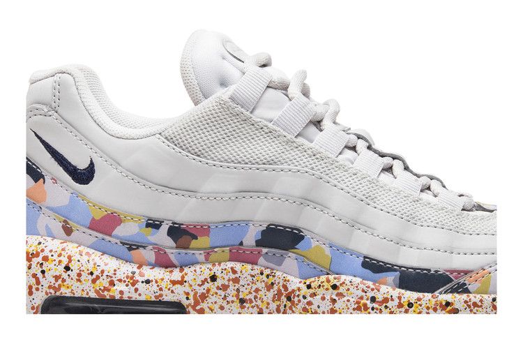 Women's Nike Air Max 95 Se Vast Grey Midnight Navy - product image from the listing.