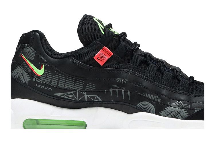 Nike Air Max 95 Worldwide Pack in Black - product image from the listing.