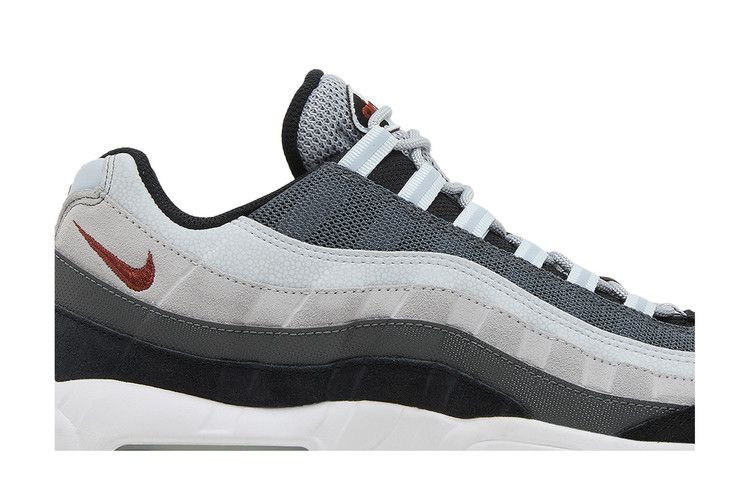 Nike Air Max 95 Wolf Grey Rugged in Orange - product image from the listing.
