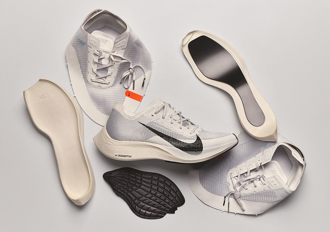 Nike ZoomX Vaporfly NEXT% 2 Running Shoes in White DH9276-100 - product image from the listing.