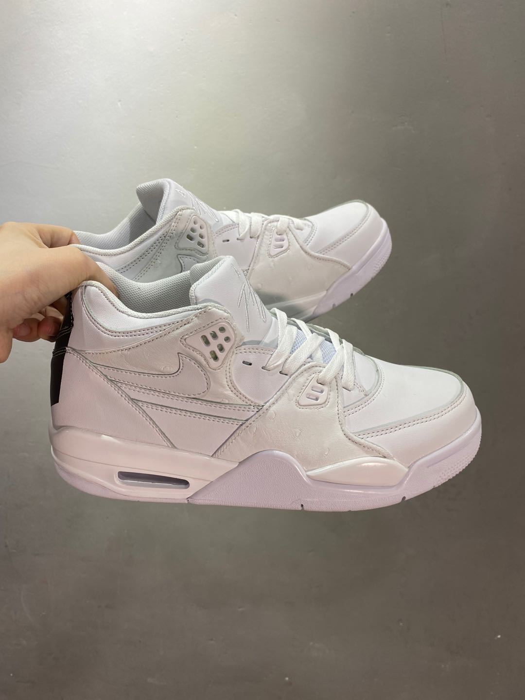 Nike Air Flight 89 High-Top Sneakers in White - product image from the listing.