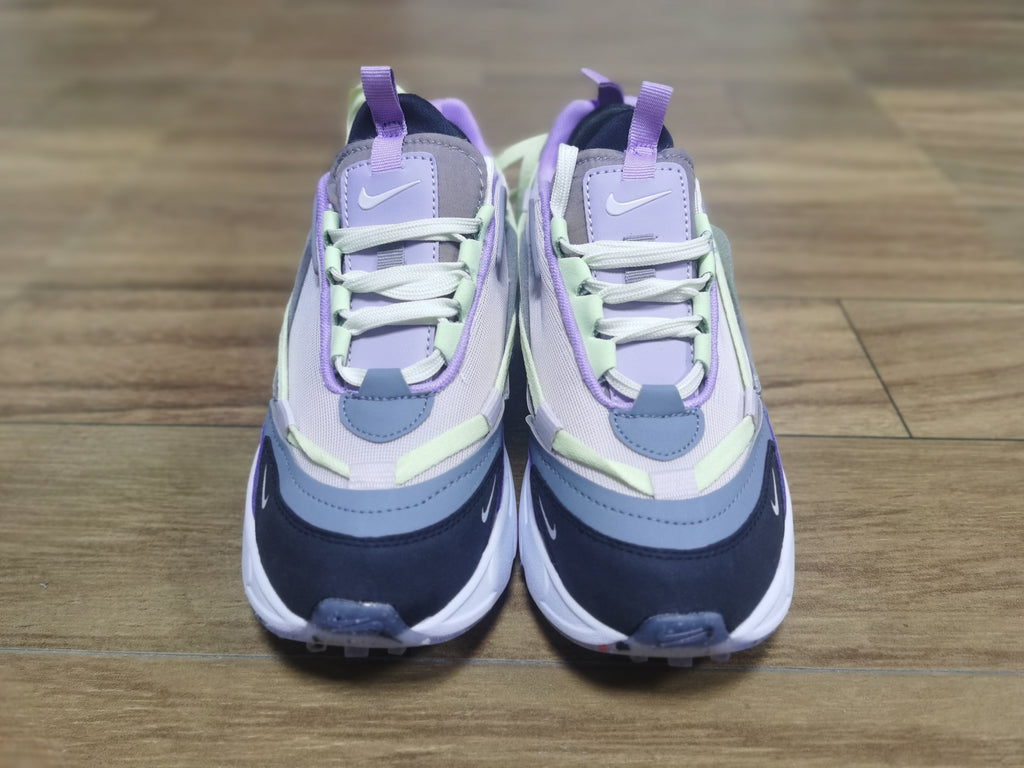 Nike Chunky Sneakers in Purple, in Gray and Pale Yellow - product image from the listing.