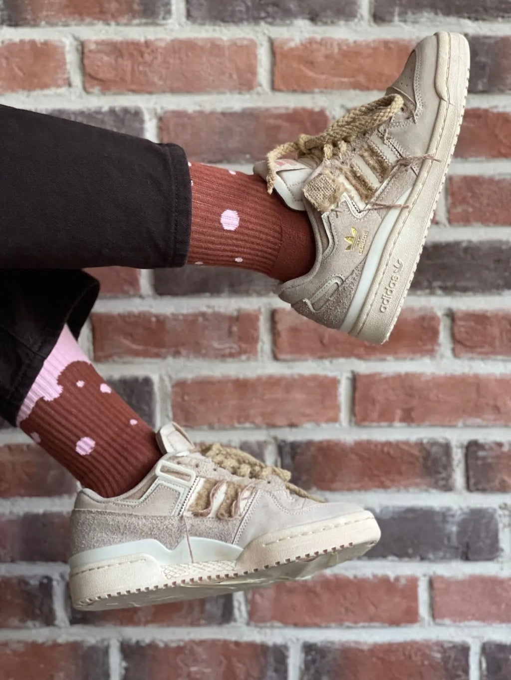 Adidas Originals Forum 84 Low Sneakers in Wheat in Beige - product image from the listing.
