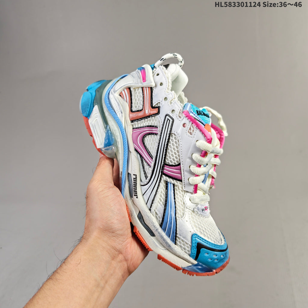 Balenciaga Runner Sneaker Low-Top in Multicolor - product image from the listing.