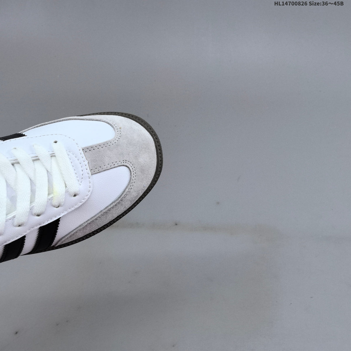 Adidas Originals Samba OG Mule Sneakers in White Black LB3814 - product image from the listing.