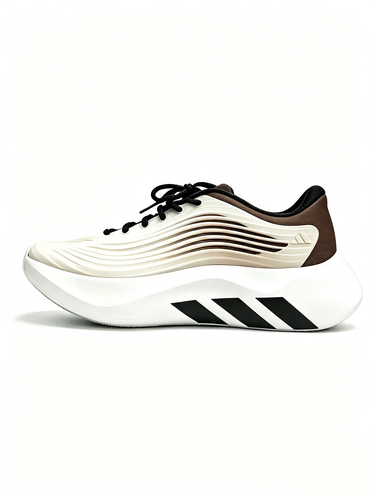 Nike Air Force 1 Low White and Coffee Trainers - product image from the listing.
