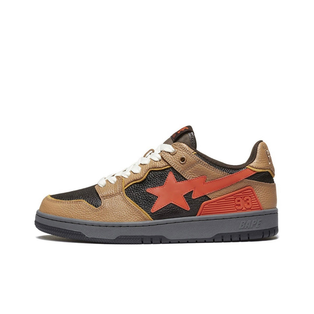 BAPE SK8 STA Trainers Brown and Black 1H80-191-021 - product image from the listing.