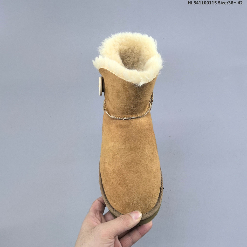 Classic Mini Dipper Suede Boots, Chestnut by UGG - product image from the listing.