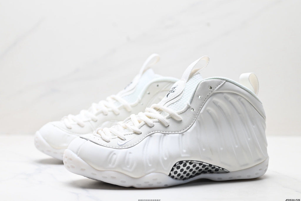 Nike Air Foamposite One Penny High-Top Sneakers in White - product image from the listing.