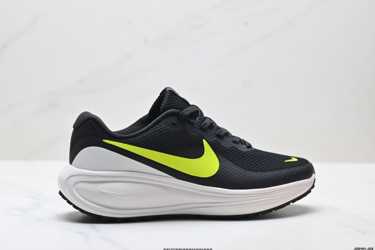 Nike Revolution 8 Running Shoes, in Black and Volt - product image from the listing.