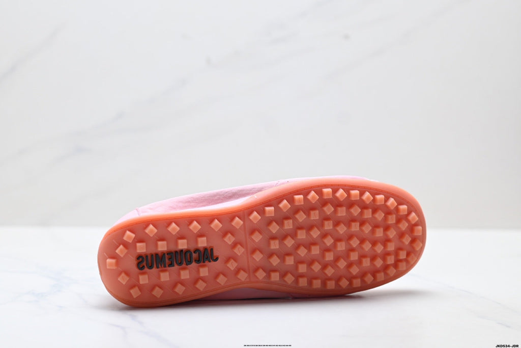 Pink and Black Nike Jacquemus Low-Profile Sneakers - product image from the listing.