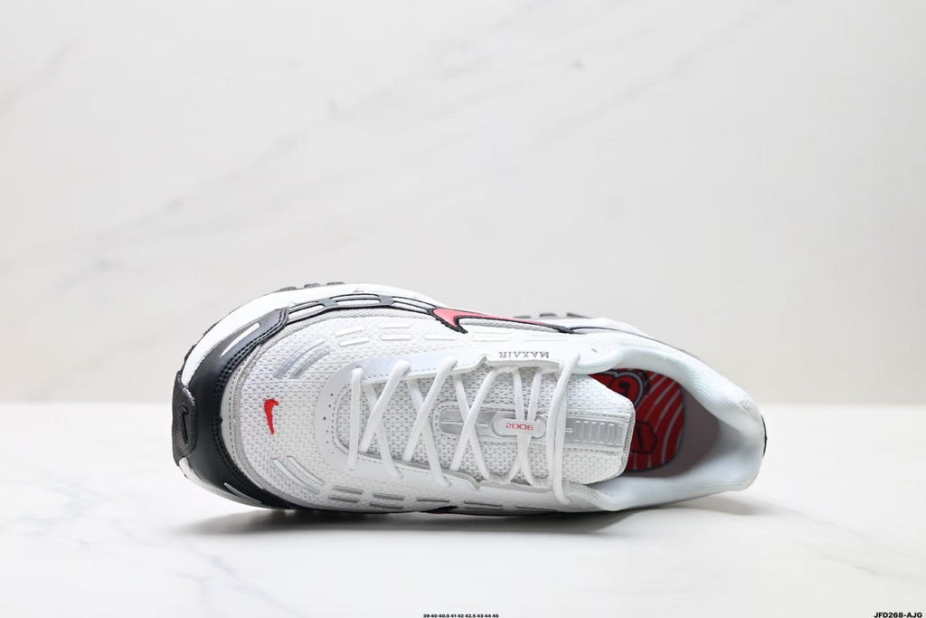 Nike Air Max 200 Sneakers in White Black Red - product image from the listing.