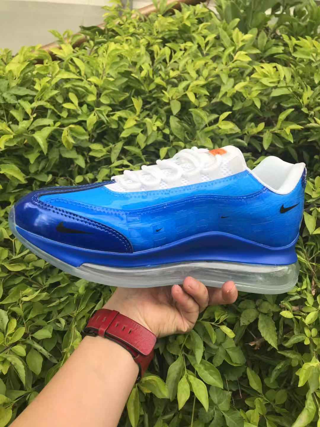 Nike Air Max 720 Sneakers in Blue and White - product image from the listing.