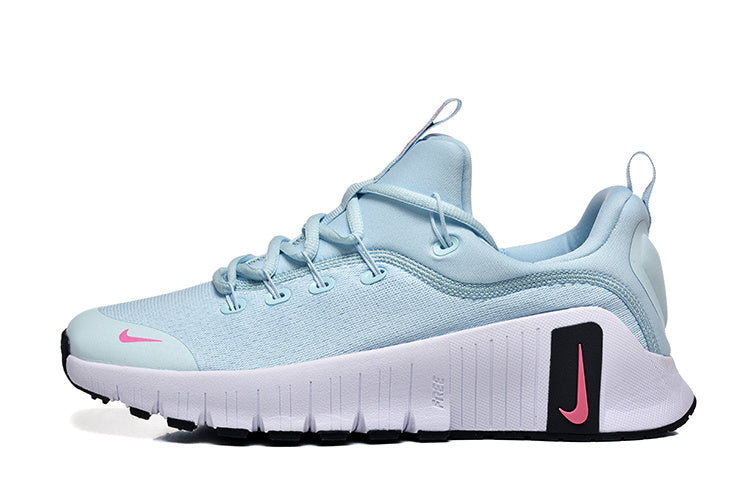 Blue and Purple Nike Free Metcon 5 Sneakers - product image from the listing.