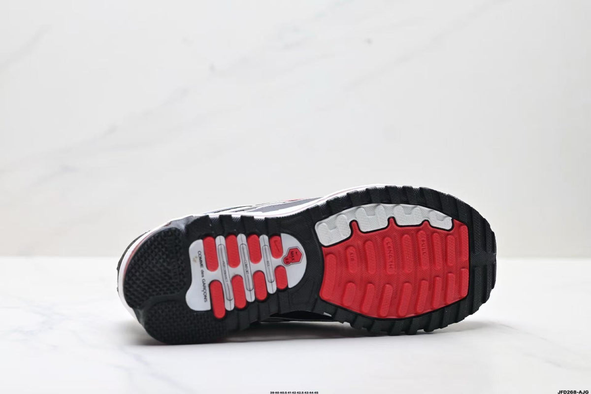 Nike Air Max 200 Sneakers in White Black Red - product image from the listing.