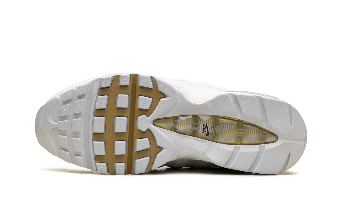 "White Team Gold" Air Max 95 OG Big Bubble IB1667 101 - product image from the listing.