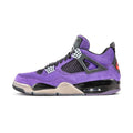 "Purple Suede - Black Midsole" Travis Scott x Air Jordan 4 Retro - product image from the listing.