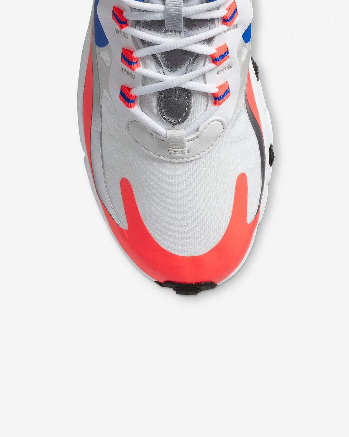 Nike Air Max 270 React Sneakers in White Red Blue CW3094-100 - product image from the listing.