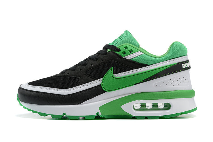Nike Air Max BW Sneakers in Black and Green - product image from the listing.