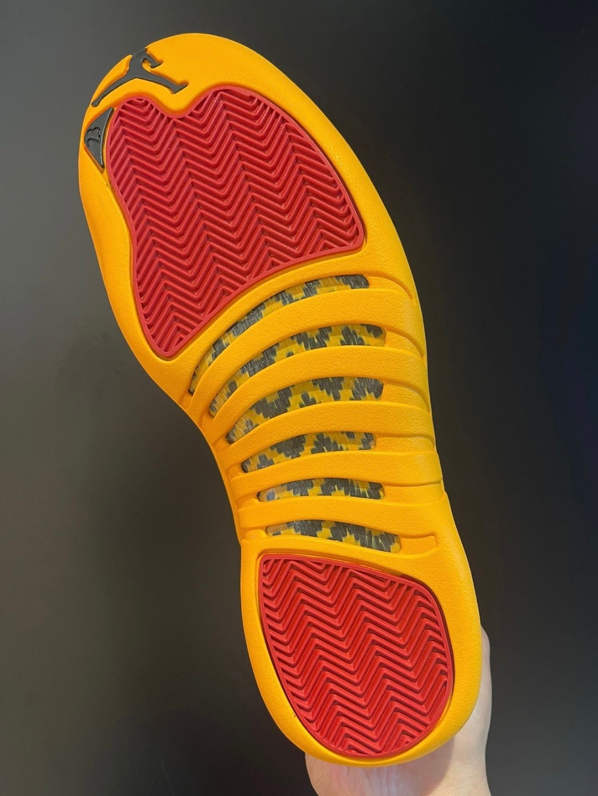 Air Jordan 12 25 Years in China White Black Yellow DR8887-100 - product image from the listing.