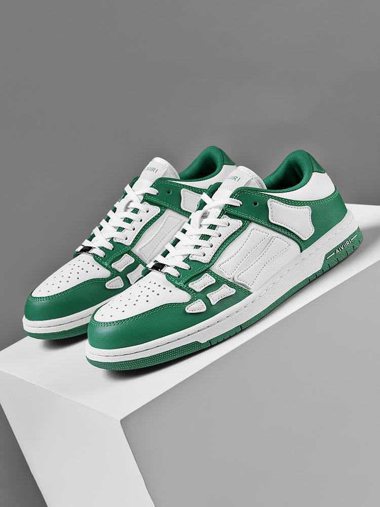 AIMIR Low-Top Sneakers in Green and White FS003-344 - product image from the listing.