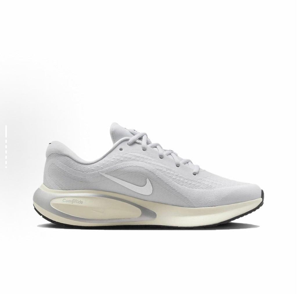 Nike Journey Run Road Shoes for Running White/Silver FJ7765-104 - product image from the listing.
