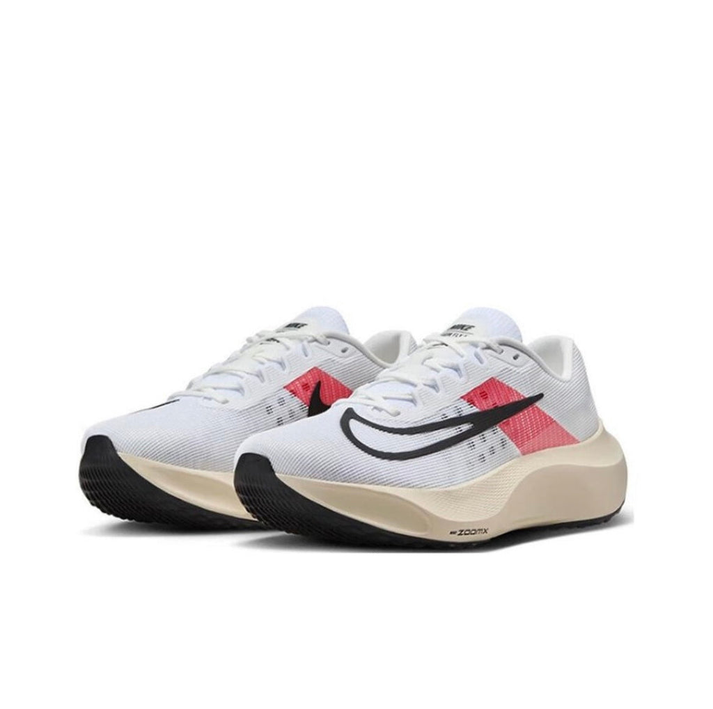 Nike Zoom Fly 5 Running Shoes in White Red FD6562-100 - product image from the listing.