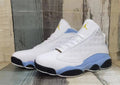 Men's Air Jordan 13 Sneakers - White & Moon Yellow - product image from the listing.