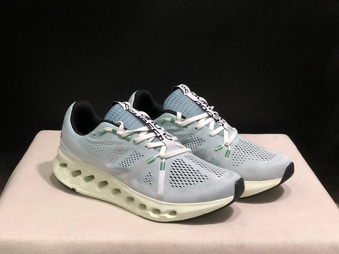 On Cloudsurfer Shoes for Running in Mineral and Aloe - product image from the listing.