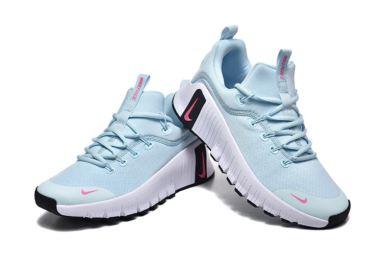 Blue and Purple Nike Free Metcon 5 Sneakers - product image from the listing.