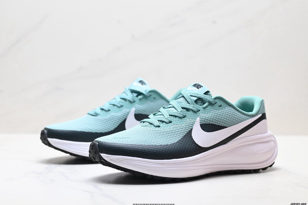 Nike Revolution 8 Running Shoes in Aqua, in Black and White - product image from the listing.