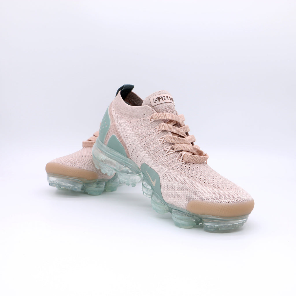 Nike Air VaporMax 2018 Knit Sneakers in Pink Mint 942843-2039 - product image from the listing.