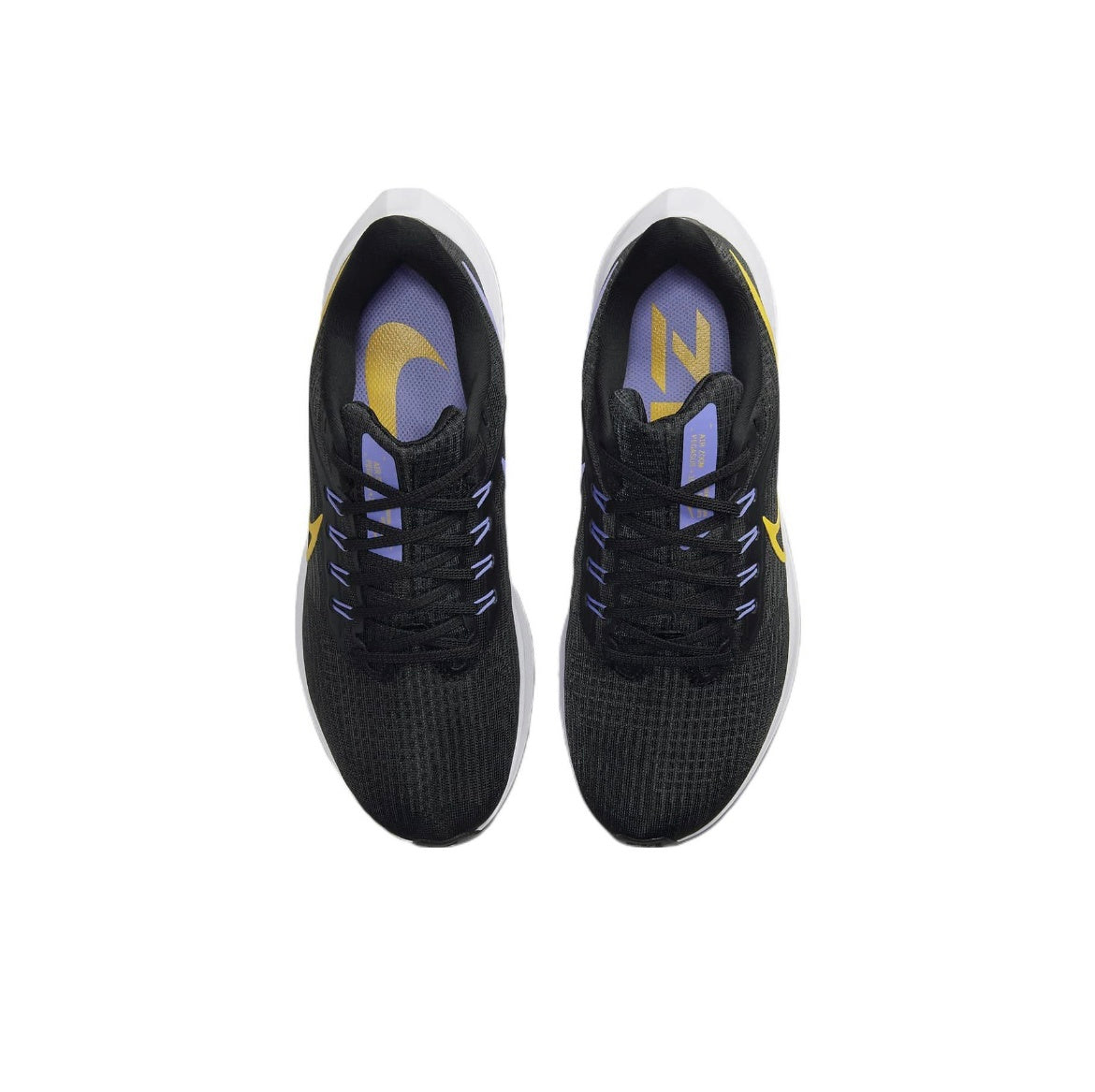 Nike Air Zoom Pegasus 39 Running Shoes in Black Yellow DH4072-002 - product image from the listing.