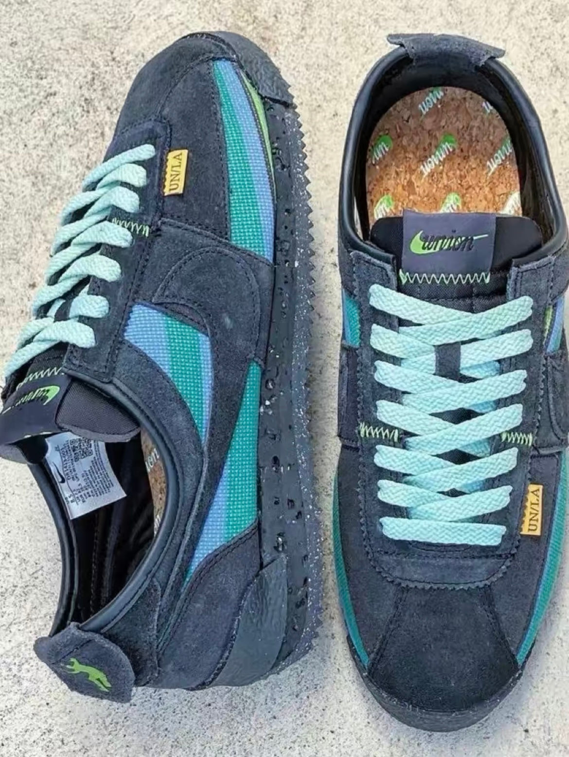 Nike Cortez SP Union LA Off Noir Trainers DR1413-001 - product image from the listing.