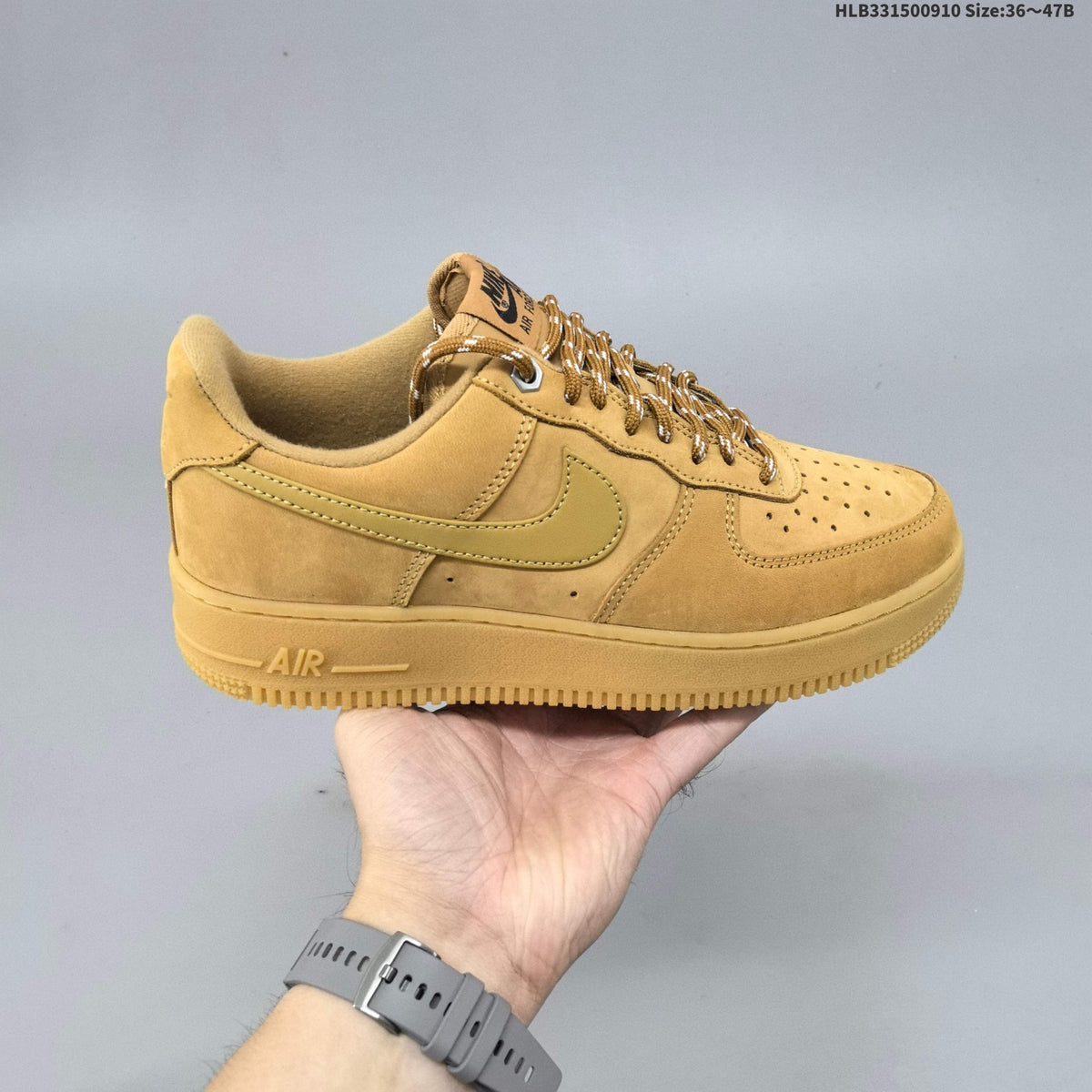 Nike Air Force 1 Low Wheat Trainers CJ9179-200 - product image from the listing.