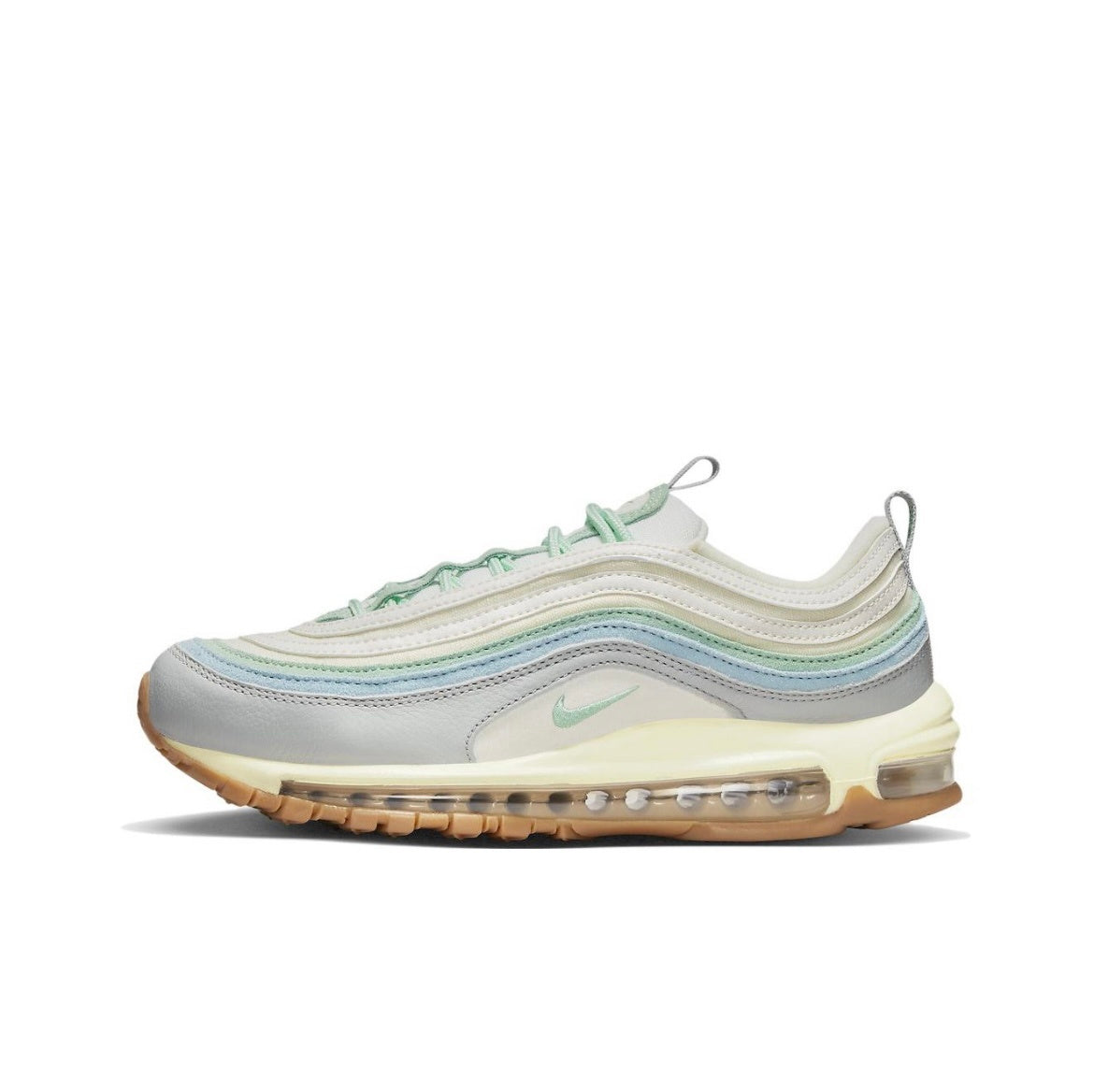 Nike Air Max 97 Sneakers in Grey Green DX5766-131 - product image from the listing.